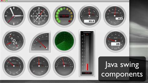 Code to Demostrate Components of Java Swing に対する画像結果