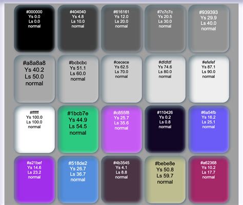 Image result for Font Color Chart