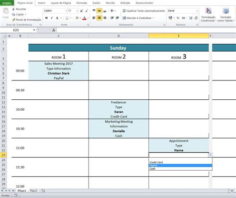 Image result for Booking System Excel
