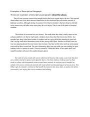 Examples of Good Descriptive Paragraphs に対する画像結果