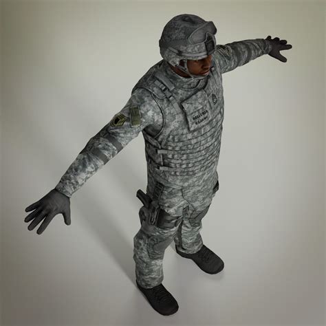 Image result for Us Military Soldier 3D Model