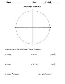 Image result for Circle Worksheet Pre Calculus