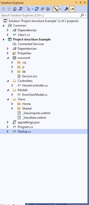 Image result for The Structire of .Net Project