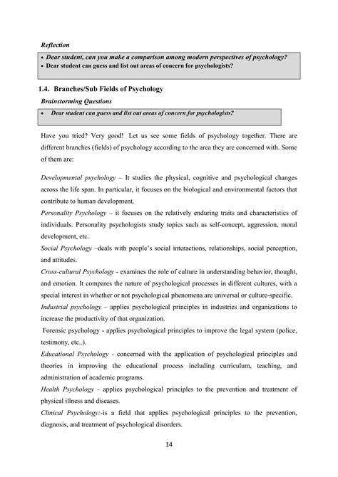 Image result for Psychology Freshman Course Module DTU PDF