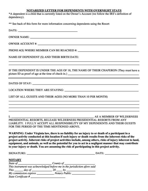 Image result for Notarized Letter Form