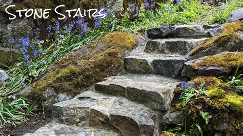 Afbeeldingsresultaten voor How to Build Stacked Stone Steps into a Slope