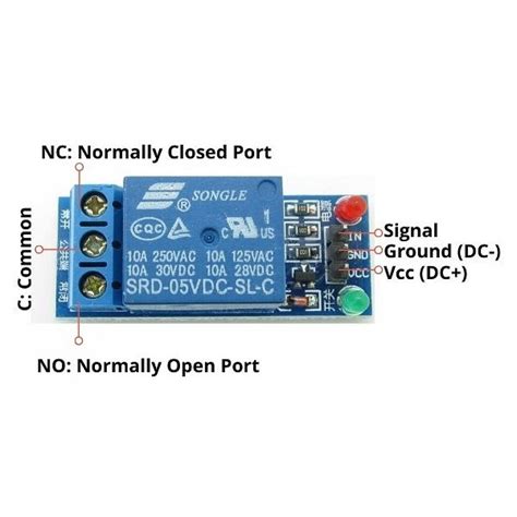 Image result for 5V 1Channel Relay Module Circuit Diagram