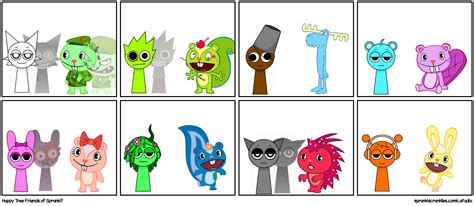 Toradh íomhá ar Padded Happy Tree Friends