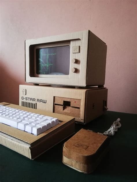 Image result for Cardboard Computer Model for School Project