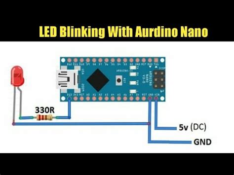 Image result for Arduino Nano Red LED Blinking