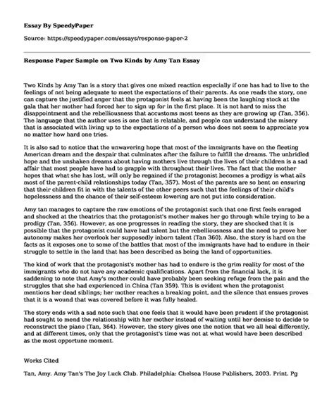 Image result for Response Paper Sample