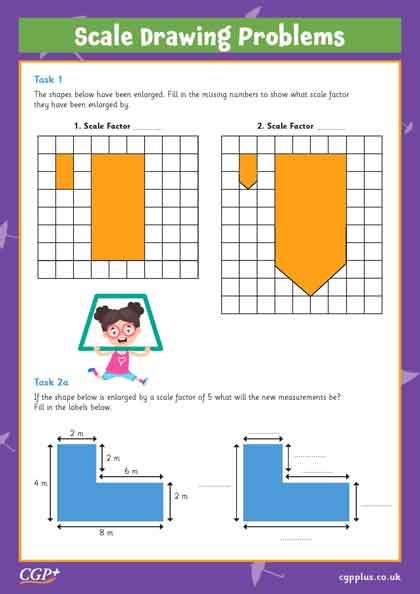 Toradh íomhá ar Scale Drawing Problem Solving