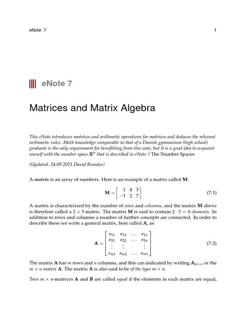 Image result for Matrix Algebra PDF