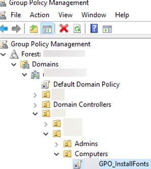 Image result for GPO Fonts Install