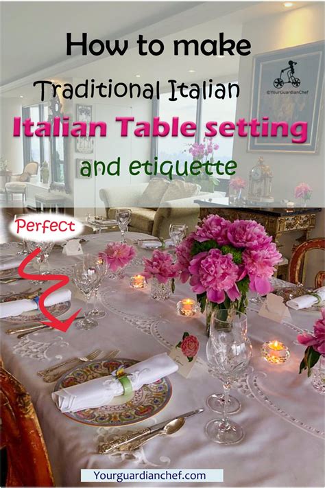 Image result for Italian Table Setting