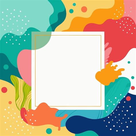 Colorful frame background | Premium AI-generated vector