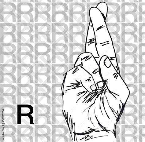 Sign Language Letter R に対する画像結果