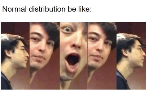 Image result for Every Distribution Is Normal Meme