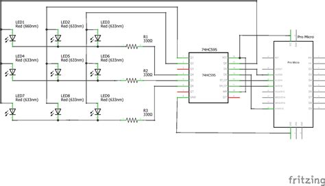 Afbeeldingsresultaten voor 74HC595 Arduino LED