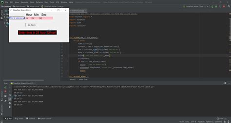 Image result for Alarm User Interface for Python