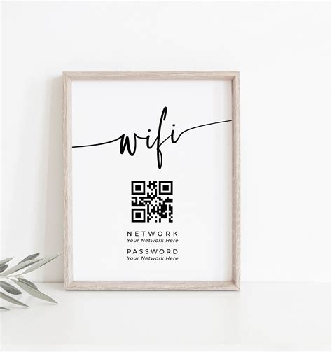Image result for Wi-Fi QR Code Sign