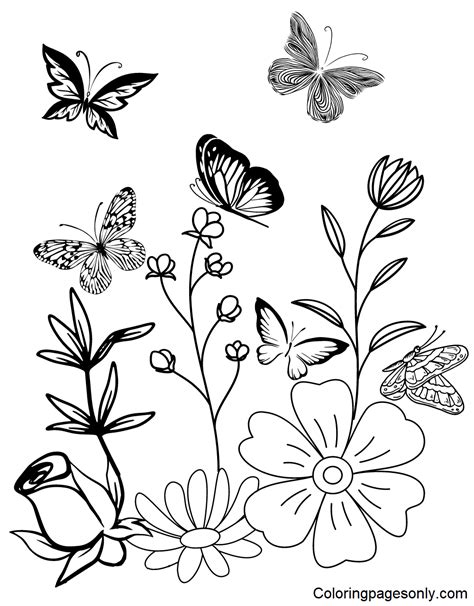 Toradh íomhá ar Printable Flowers for Spring