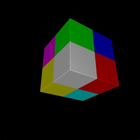 Toradh íomhá ar Color Cube Shape