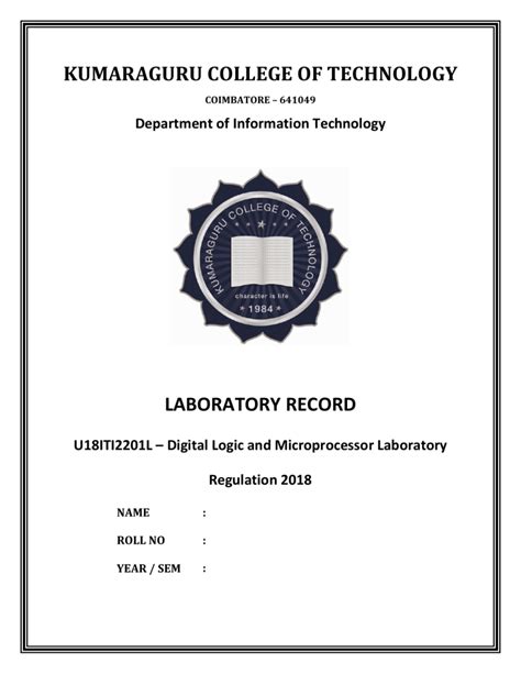 Toradh íomhá ar Microprocessor and Digital Lab