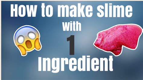 Image result for How to Make Slime with Only 1 Ingredient