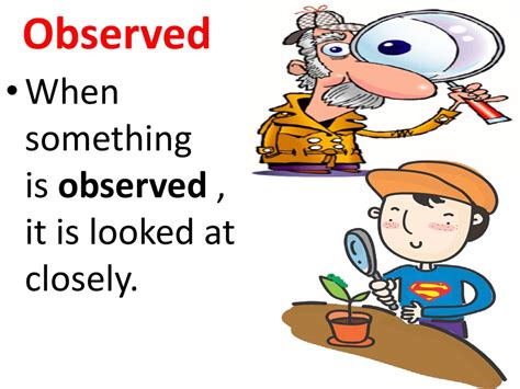 Image result for Observed Definition Science