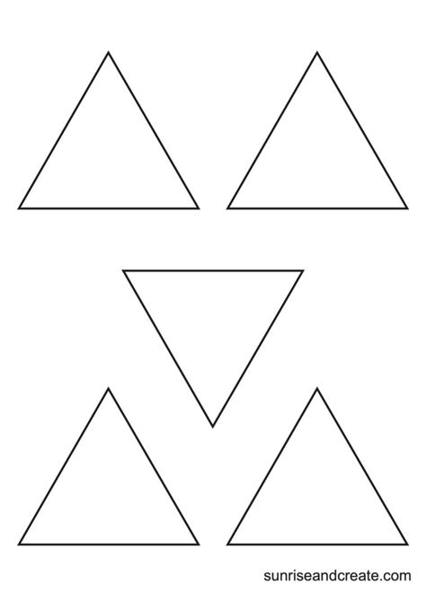 Image result for Geometry Set Triangle Printable