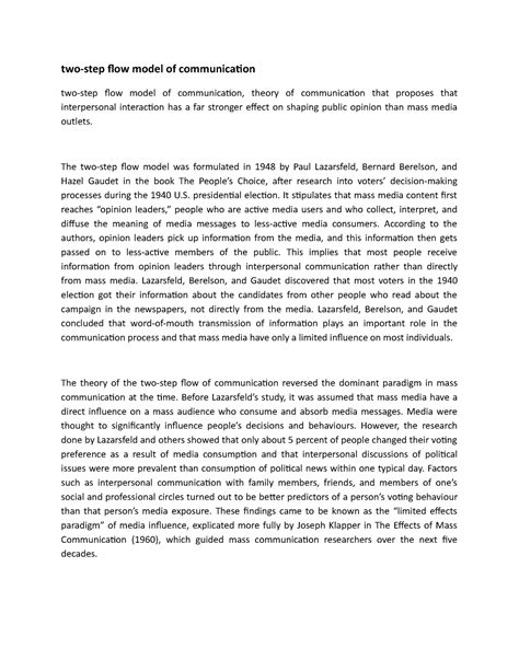 Two-Step Flow Model に対する画像結果