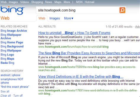 Image result for Bing Search Rules