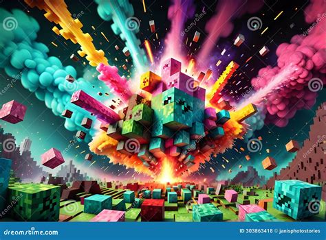 Image result for Blocks Exploding