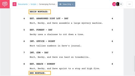 Image result for Format of Video Script