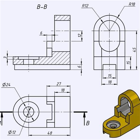 SolidWorks Machine Drawing に対する画像結果