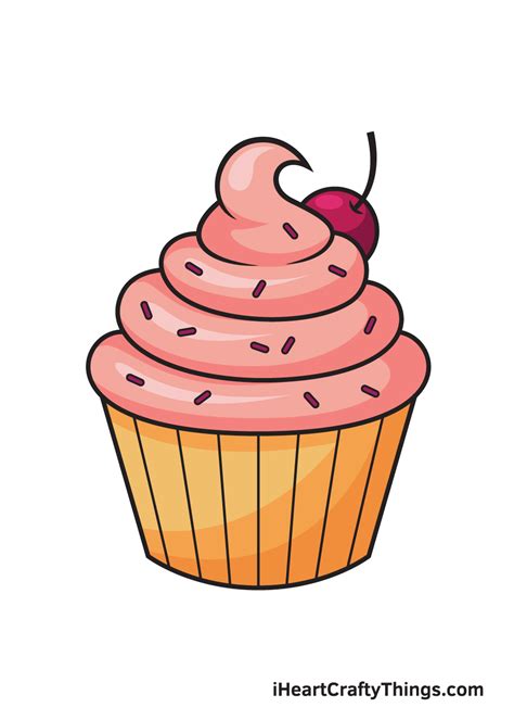 Image result for Simple Cupcake Drawing