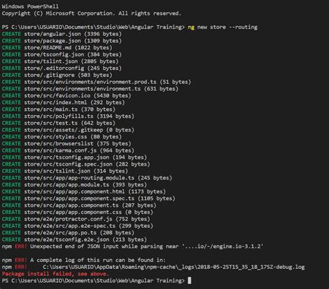 Toradh íomhá ar Angular Install NPM