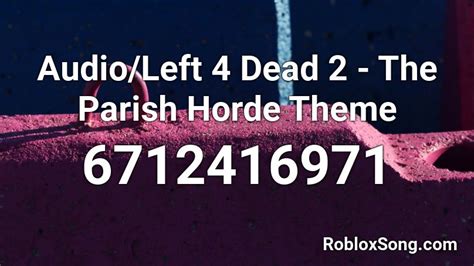 Image result for L4D2 Roblox ID