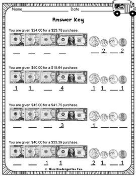 Image result for 3rd Grade Math Worksheets Counting Money