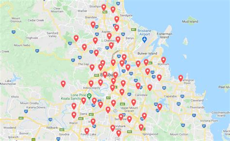 Brisbane Postcode Map に対する画像結果