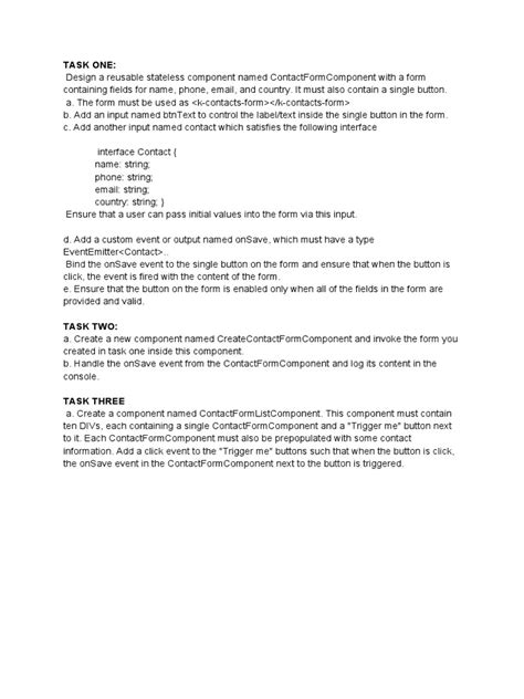 Image result for Task Function Statement Examples