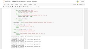 Image result for How to Restart a While Loop Python