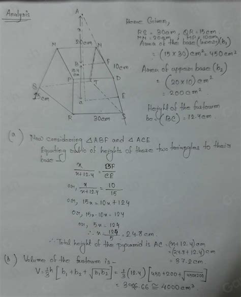 Inverted Frustum of a Rectangular Pyramid に対する画像結果