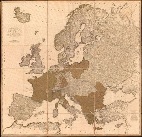 Afbeeldingsresultaten voor Europe Map 1804
