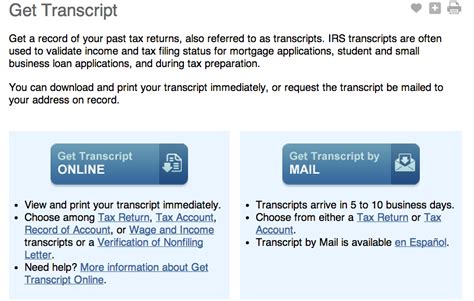 Image result for IRS Transcript Request