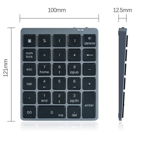 Afbeeldingsresultaten voor N970 Wireless Numpad Key Configuration