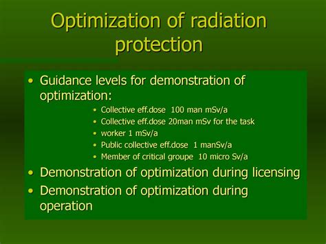 Image result for Optimization in Radiation Protection