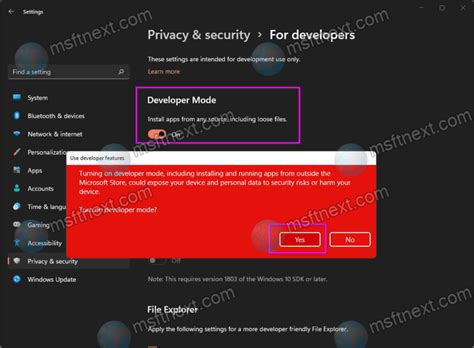 Image result for Enable Developer Mode