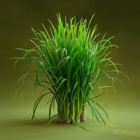 Lemongrass 3D Model に対する画像結果